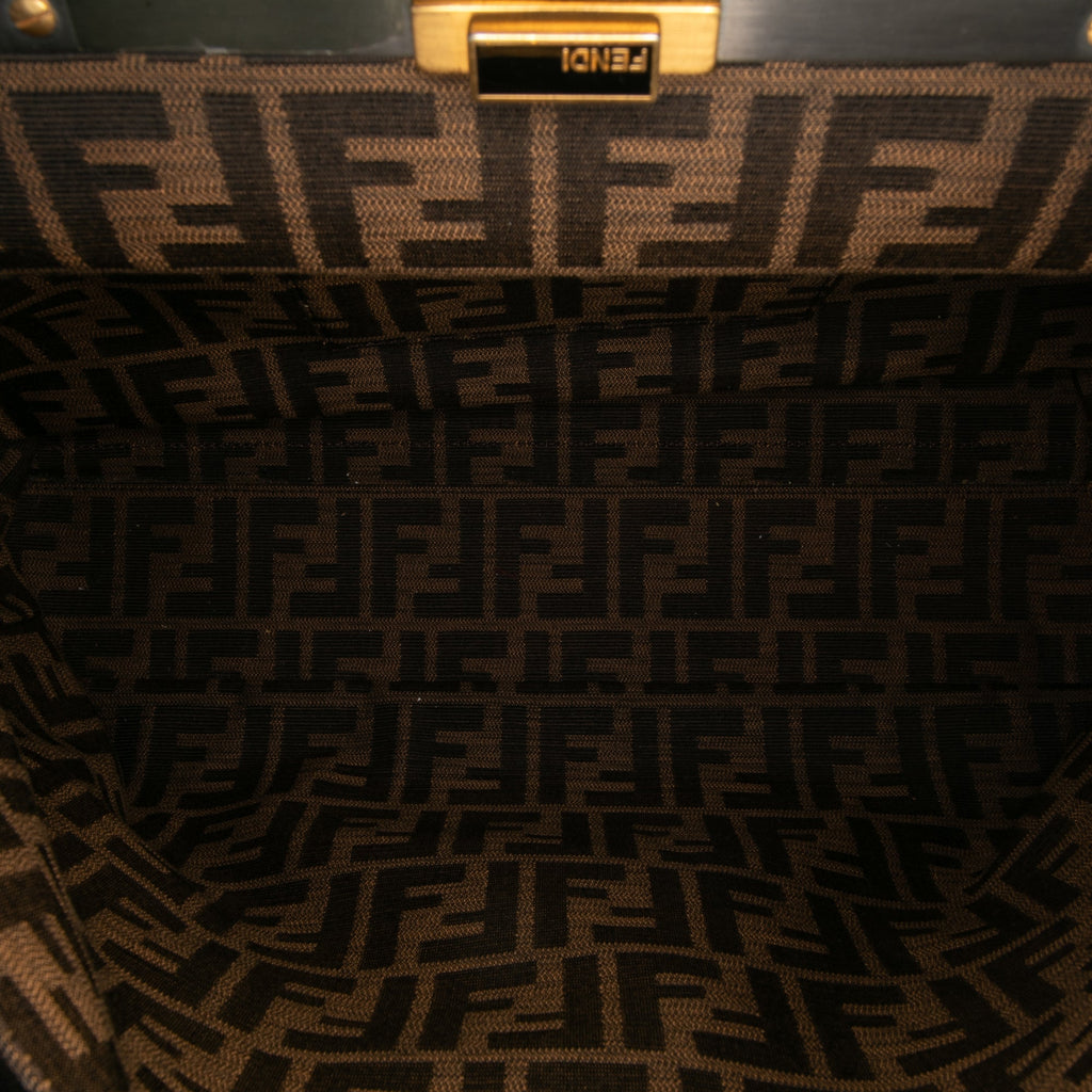 Fendi Large Cuir de chèvre Peekaboo Iconic Sac