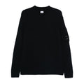 Fleece Knit Crewneck Vanisé Knit Black