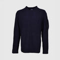 Fleece Knit Crewneck Vanisé Knit Estate Blue