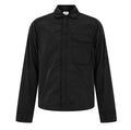 Cp Company 095A Chrome-R Full Zip Overshirt Black with Certilogo
