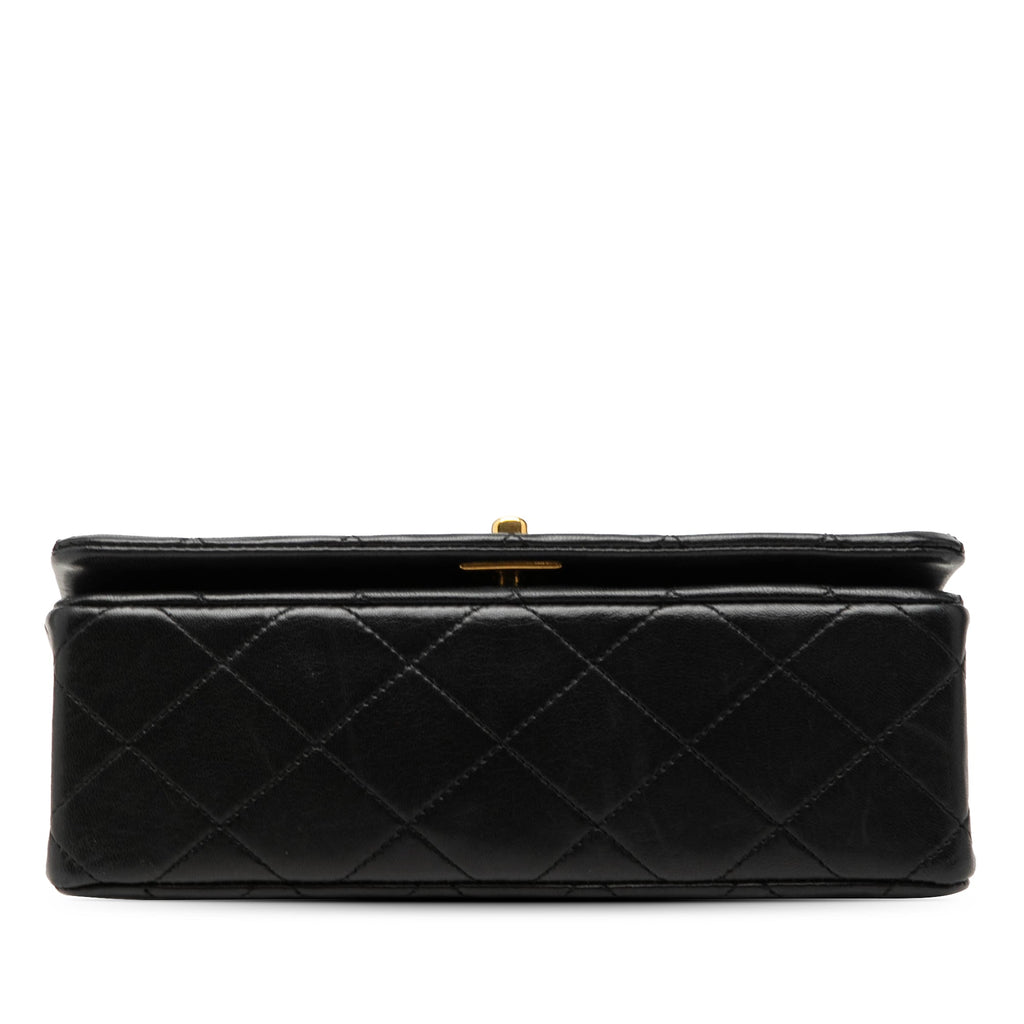 Chanel CC Matelassé Cuir d’agneau Turnlock Full Simple rabat