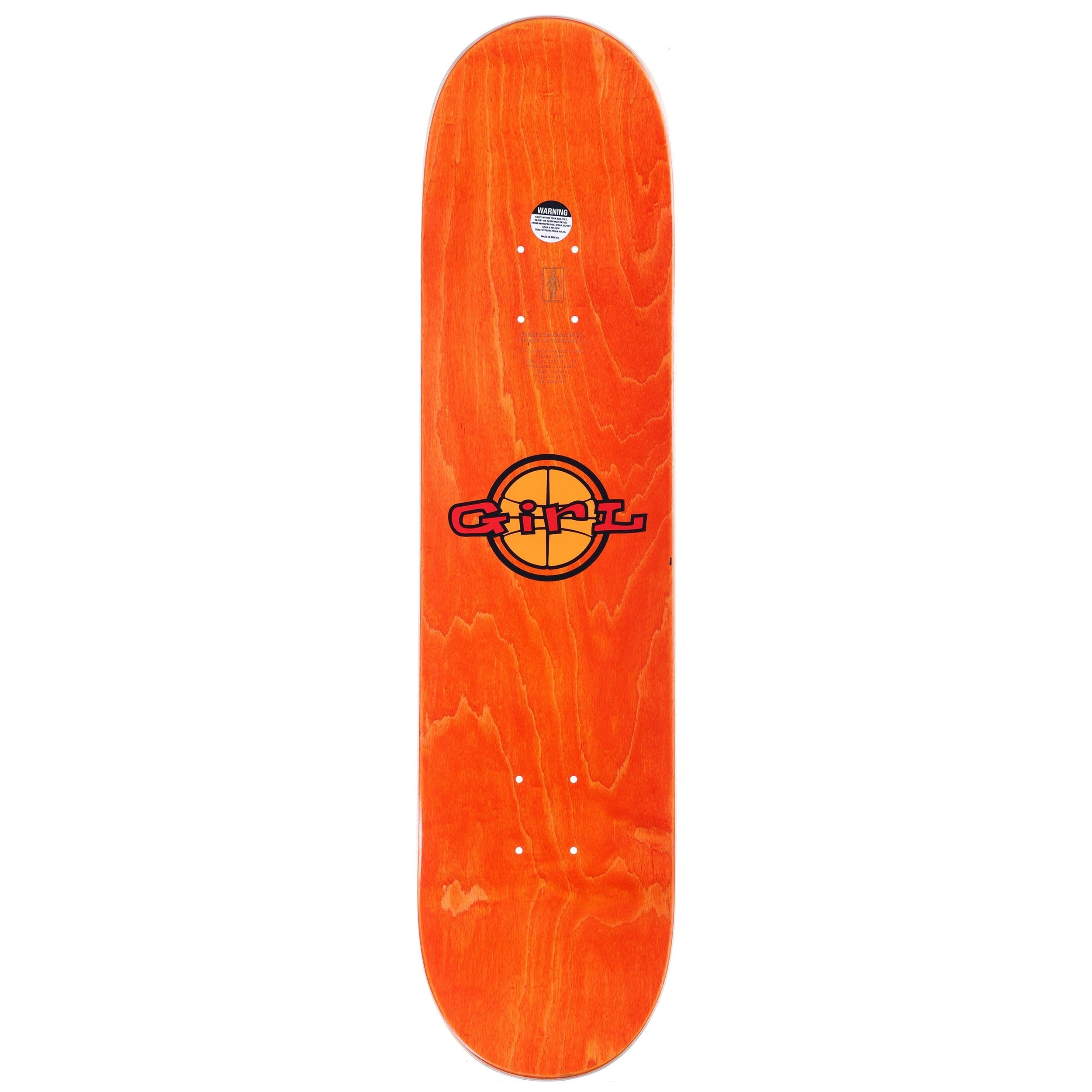 Girl Skateboard Deck Howard Full Court Twin 8.25" x 31.875"