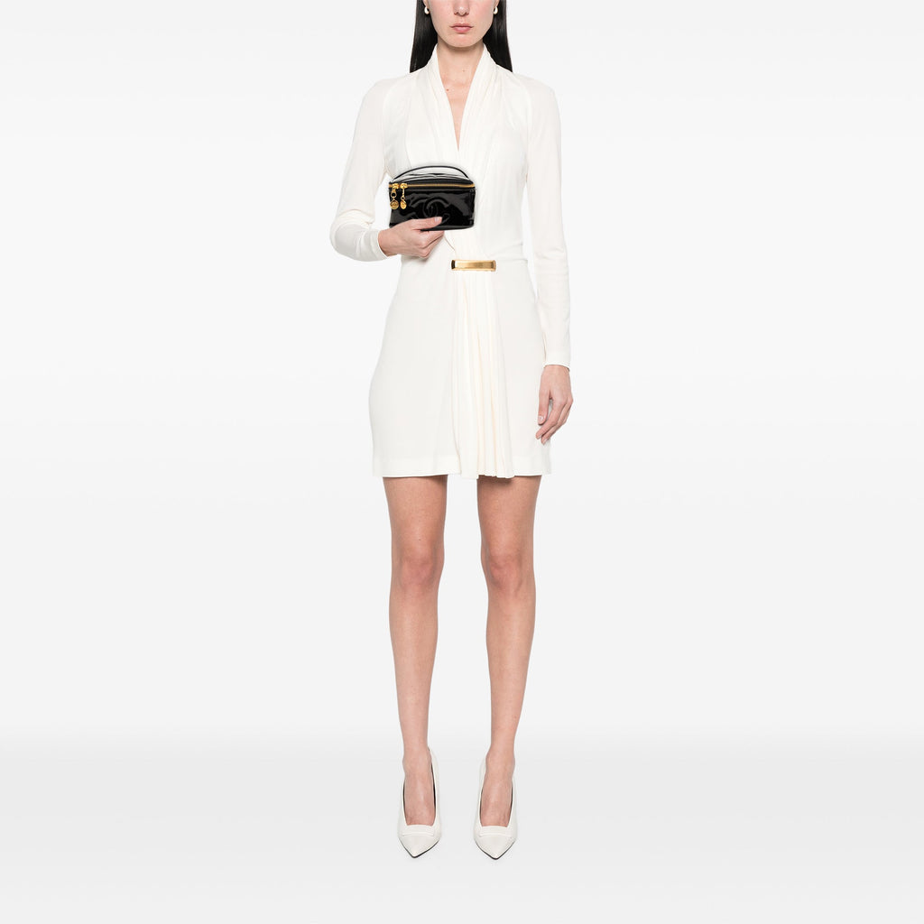 Chanel CC Cuir verni Vanity