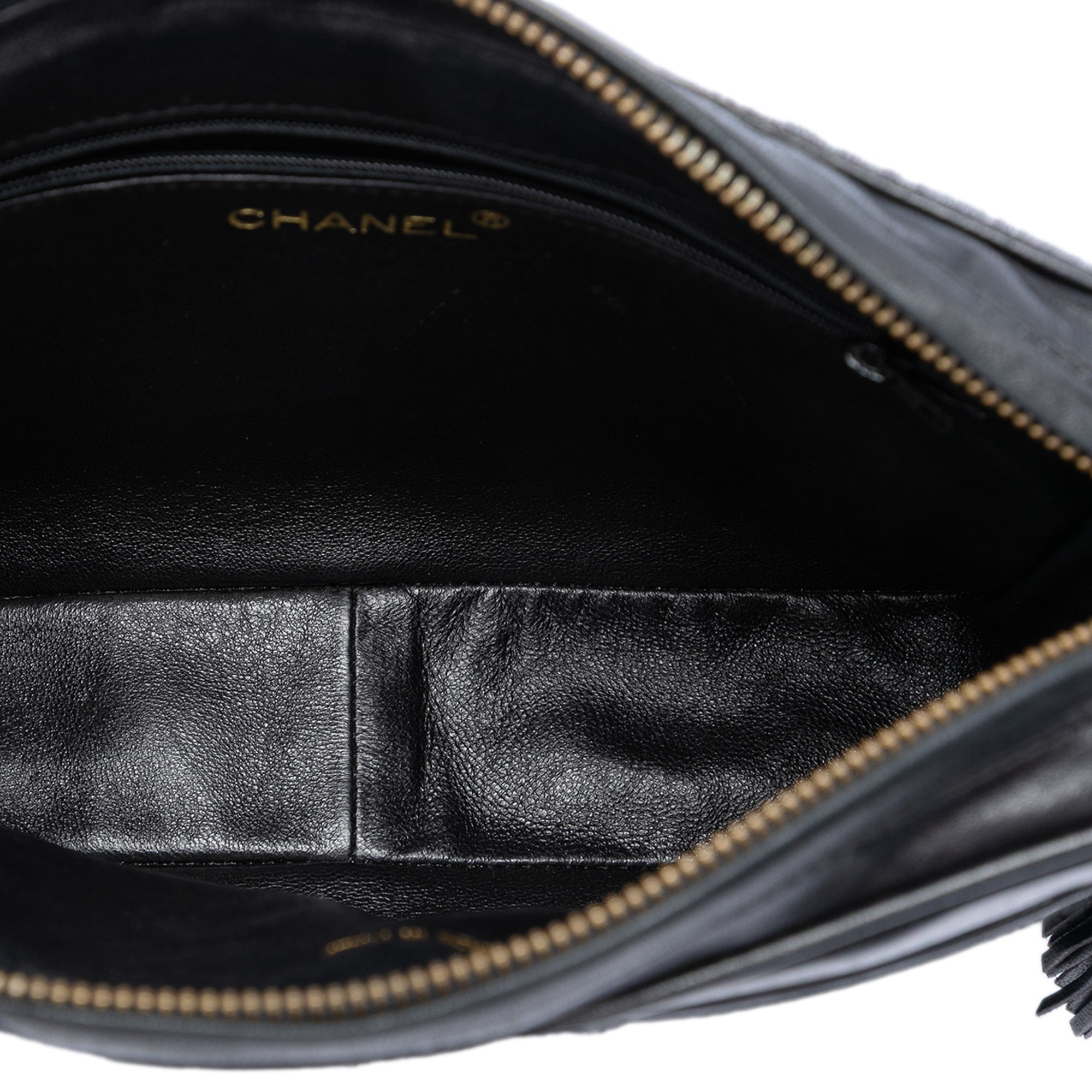 Chanel CC Ponyhair et Cuir Pompon Sac caméra