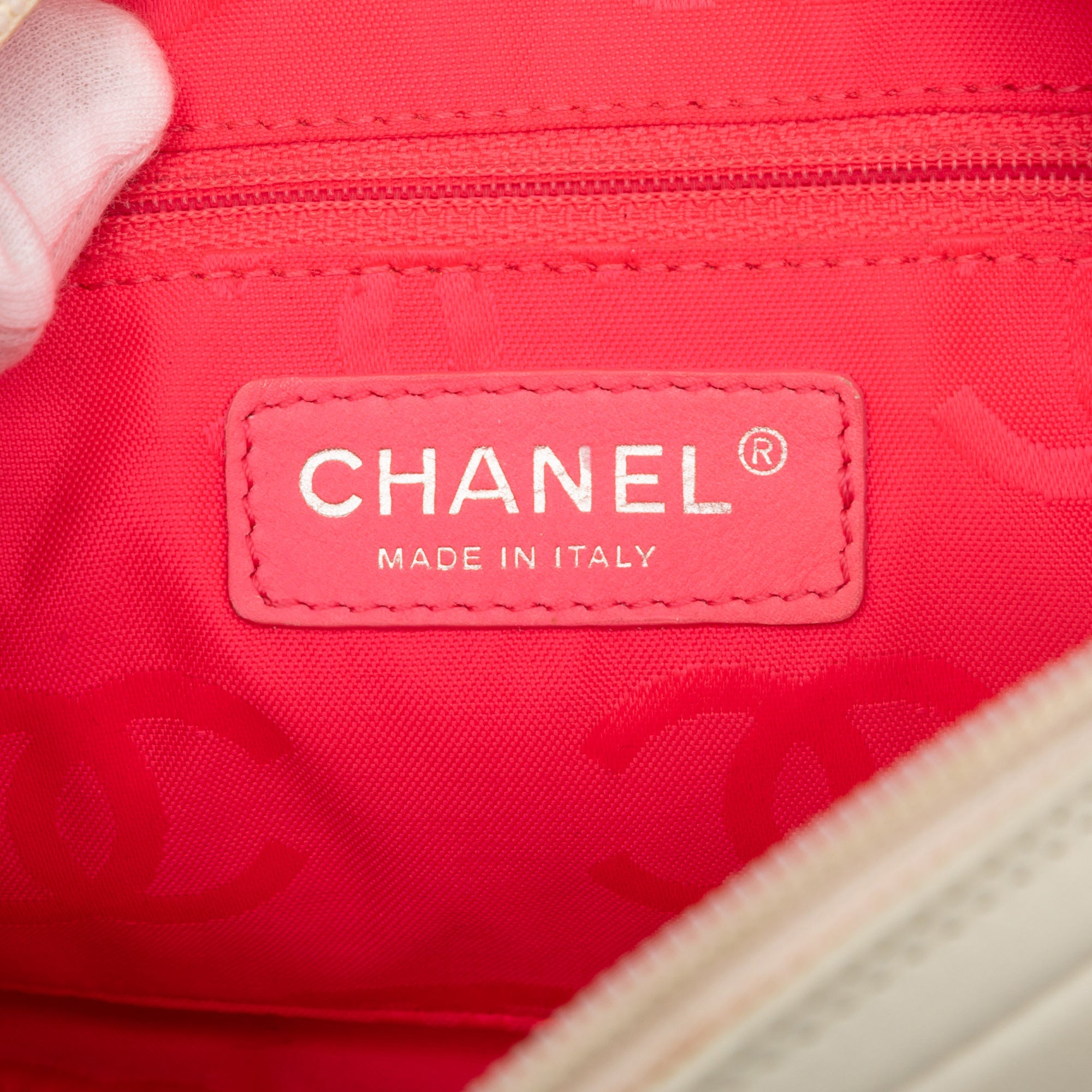 Chanel Matelassé Cuir d’agneau Cambon Ligne Pochette