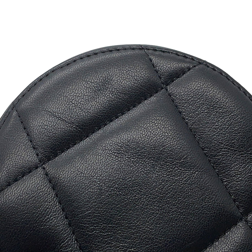 Chanel Cuir d’agneau 19 Rond Pochette avec chaîne