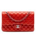 Chanel Medium Classic Cuir d’agneau Double rabat