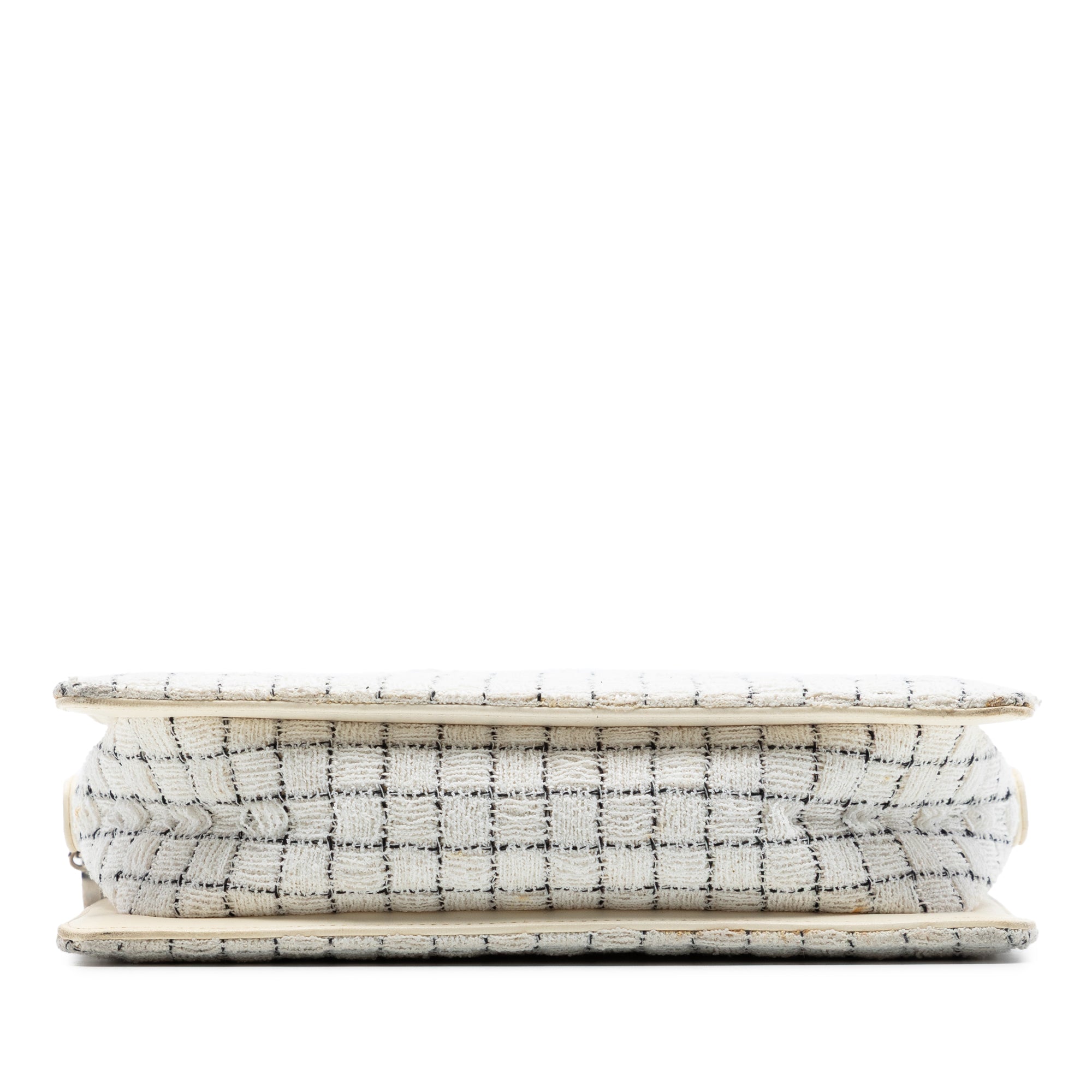 Chanel Tweed et Resin Zipped Shopping Sac