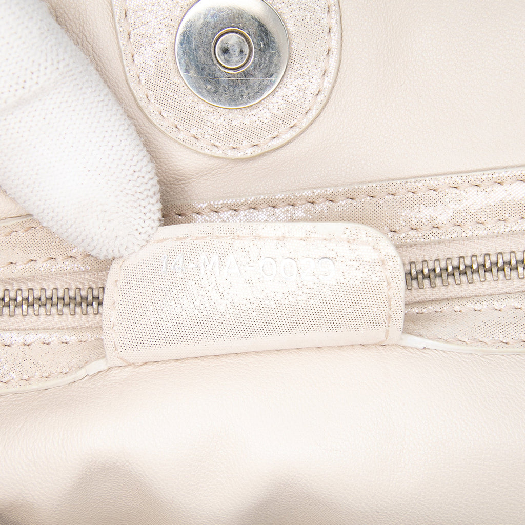 Dior Medium Woven Iridescent Cuir de veau Soft Lady Dior