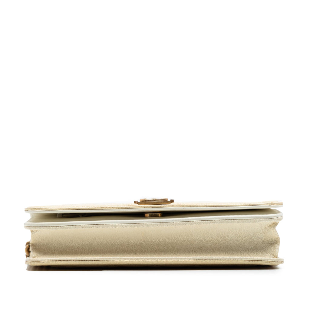 Chanel Matelassé Caviar Boy Wallet on Chain