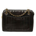 Chanel CC Vertical Quilt Cuir d’agneau Medallion Sac bandoulière