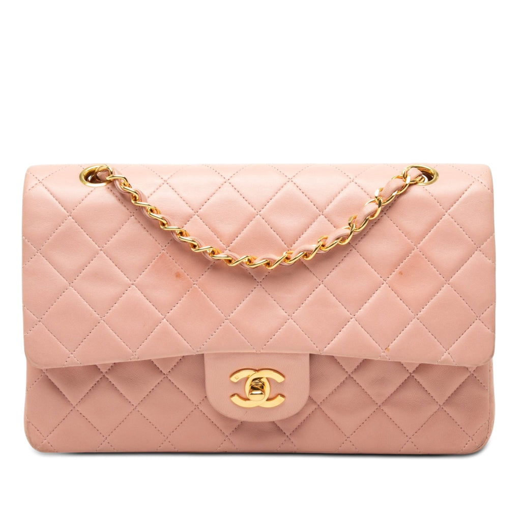 Chanel Medium Classic Cuir d’agneau Double rabat