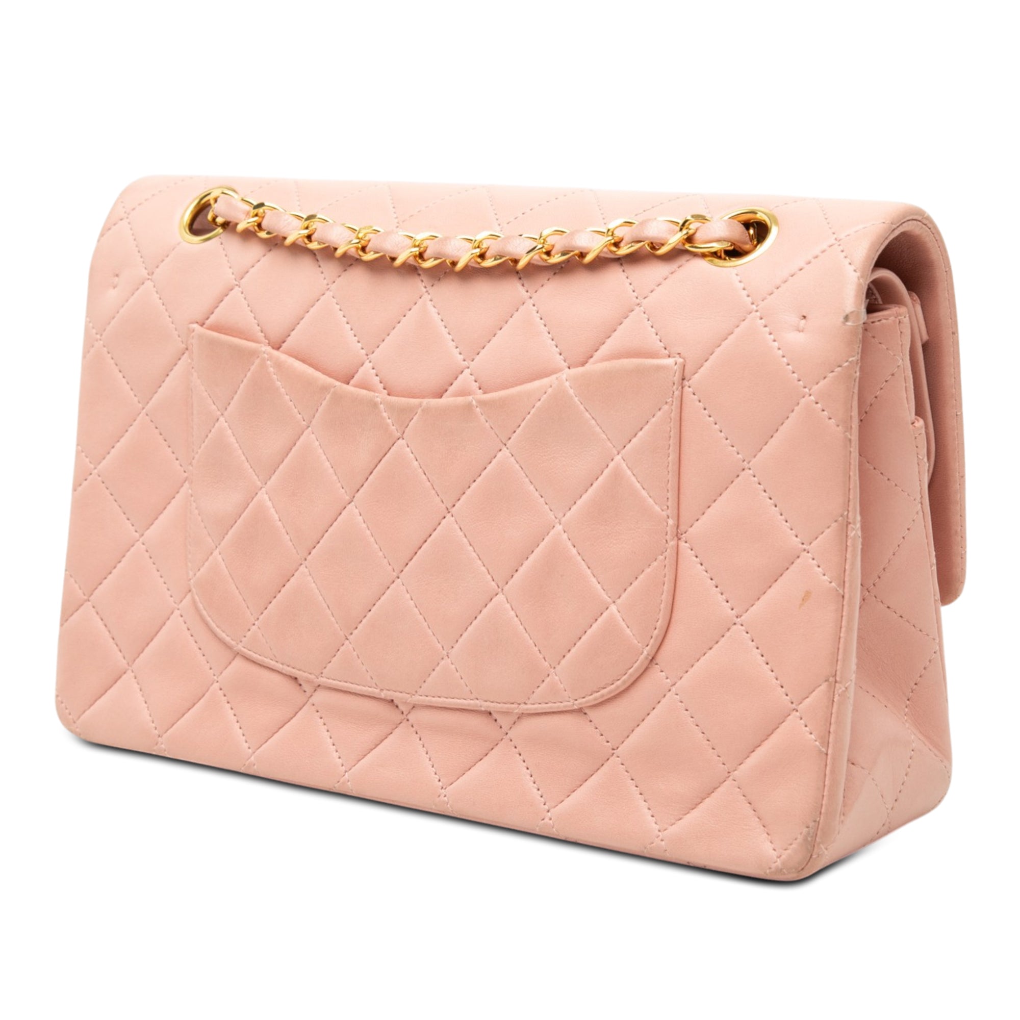 Chanel Medium Classic Cuir d’agneau Double rabat