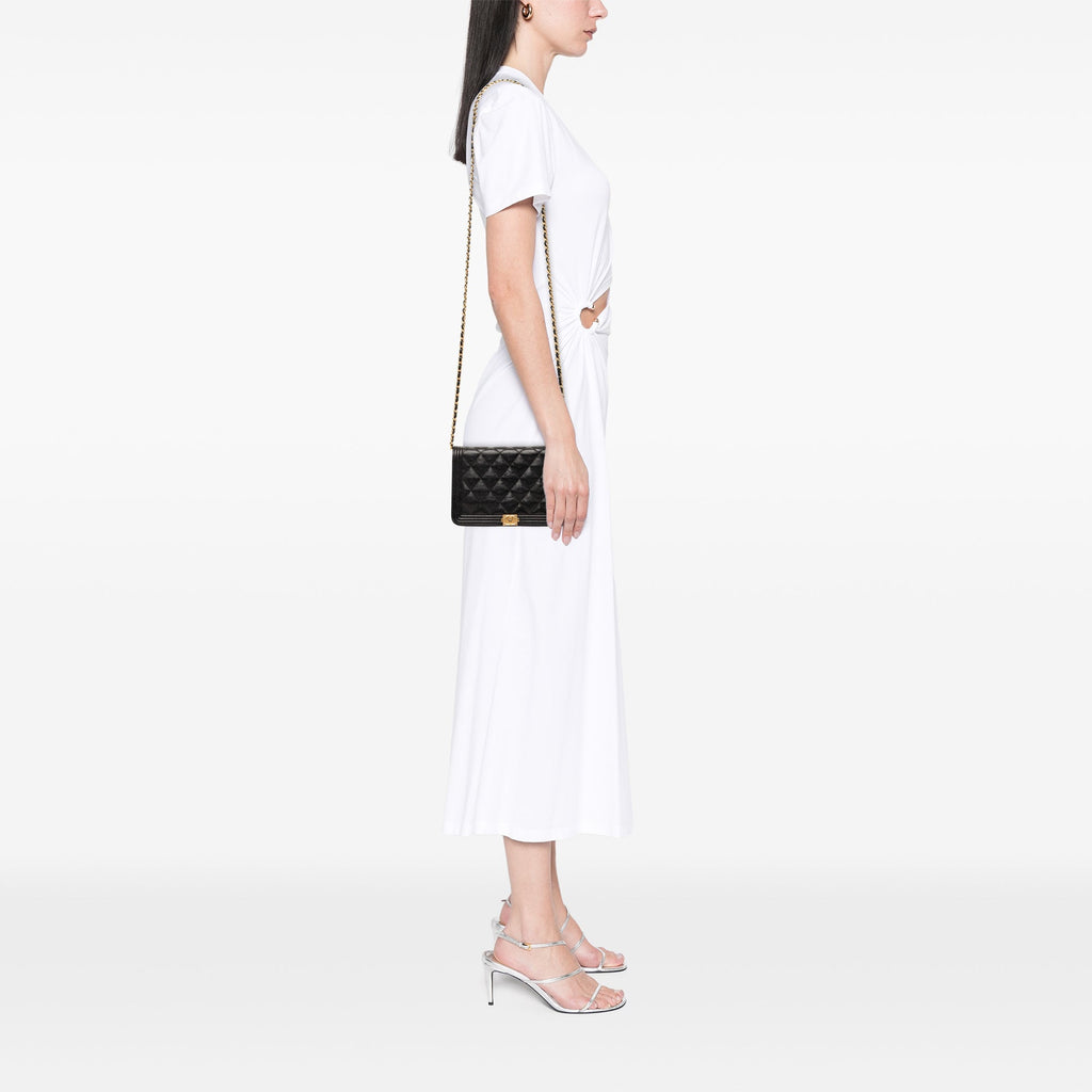 Chanel Matelassé Caviar Boy Wallet on Chain