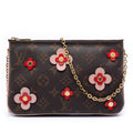 Louis Vuitton Monogram Blooming Flowers Double Zip Pochette