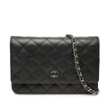 Chanel CC Matelassé Caviar Wallet on Chain
