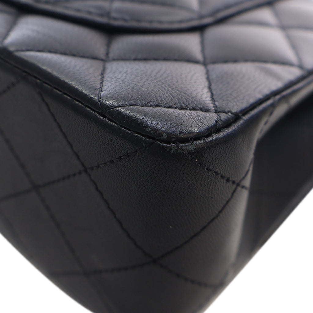 Chanel Small Classic Cuir d’agneau Double rabat