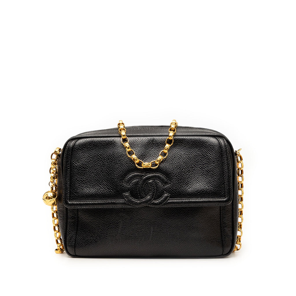 Chanel CC Caviar Front Pocket Bijoux Chain Sac caméra