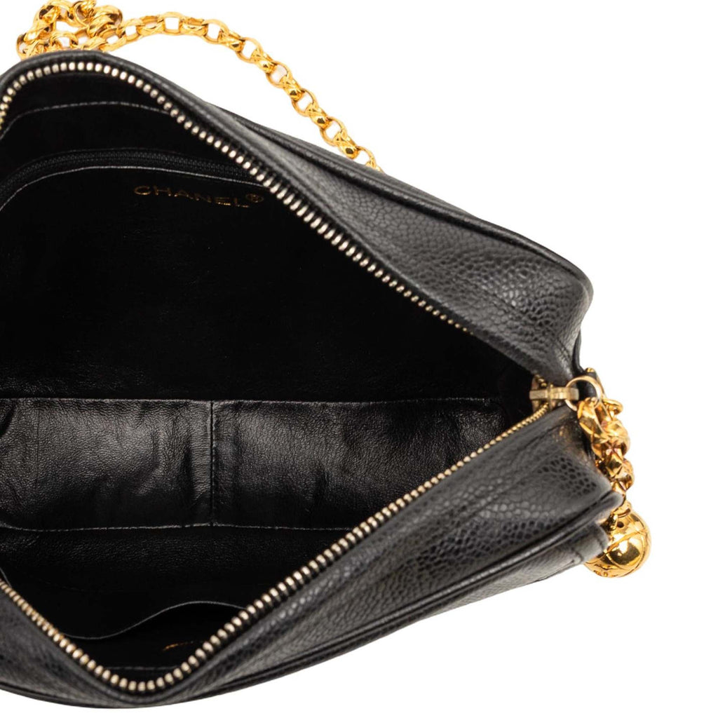 Chanel CC Caviar Front Pocket Bijoux Chain Sac caméra
