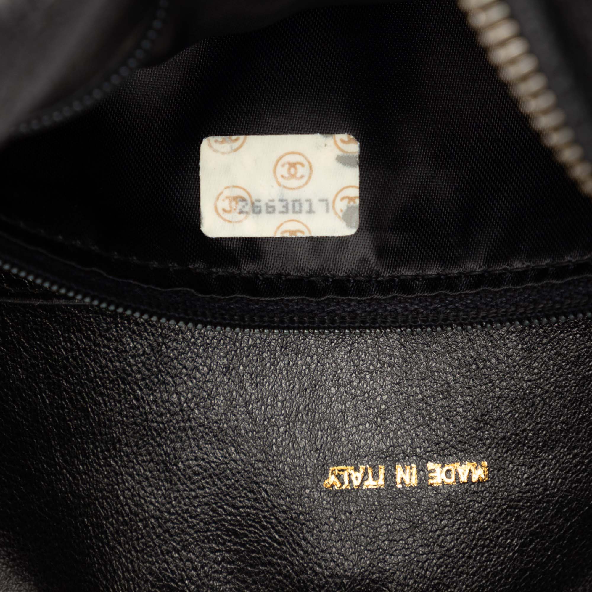 Chanel CC Caviar Front Pocket Bijoux Chain Sac caméra