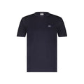 Cp Company 087A Mercerised Cotton Patch Logo T-Shirt In Navy