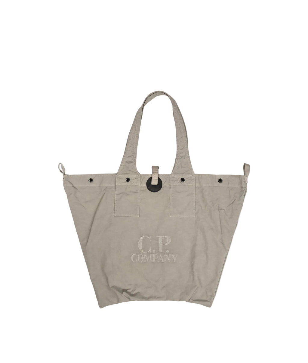 Cp Company Twill Logo Bag in Vintage Khaki with Certilogo
