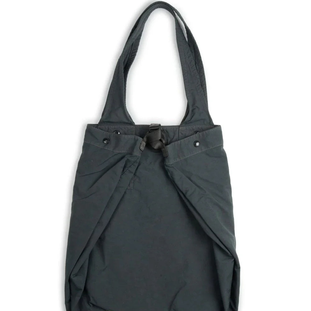 Cp Company Twill Logo Bag In Smoked Pearl with Certilogo