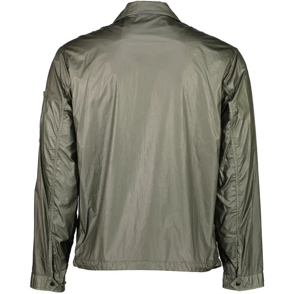 Cp Company CS II Lens Jacket In Smoked Pearl with Certilogo