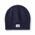 Cp Company Stitch Logo Wool Blend Beanie 302A Estate Blue