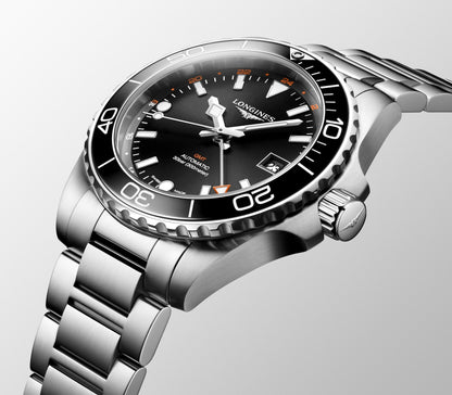 HYDROCONQUEST GMT 41 MM Black *