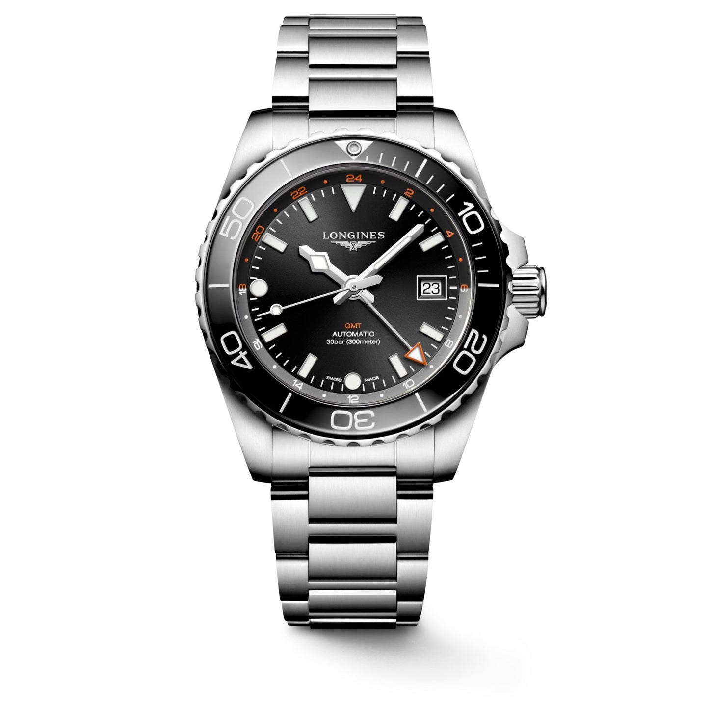 HYDROCONQUEST GMT 41 MM Black *