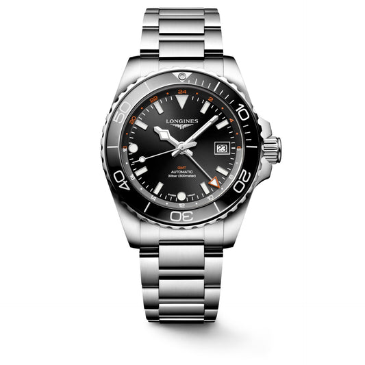 HYDROCONQUEST GMT 41 MM Black *