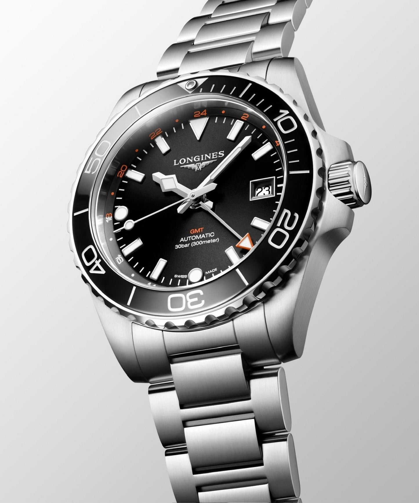 HYDROCONQUEST GMT 41 MM Black *