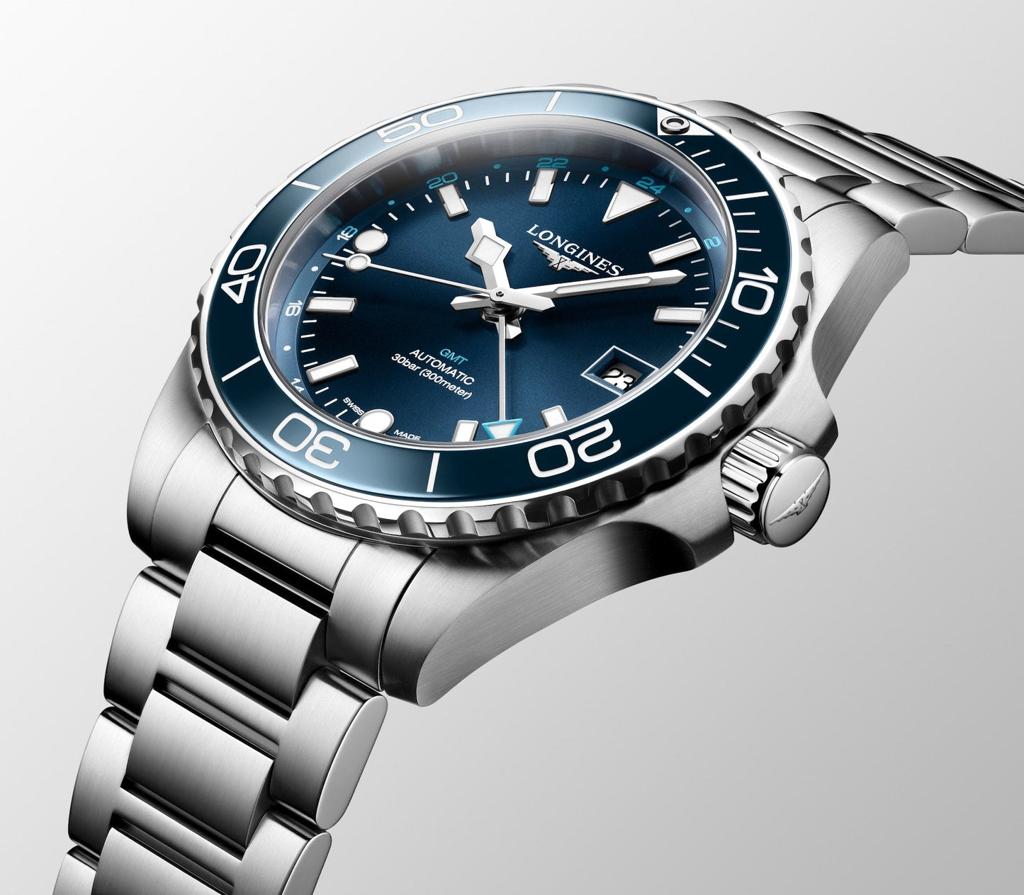 HYDROCONQUEST GMT 41 MM Blue*