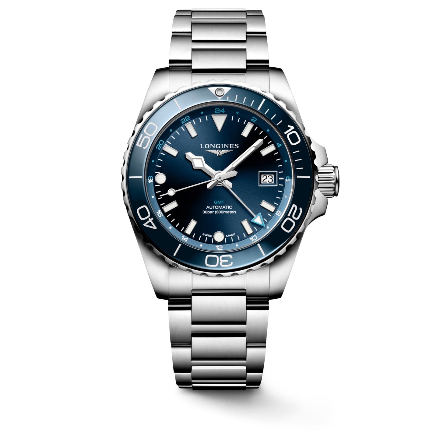 HYDROCONQUEST GMT 41 MM Blue*