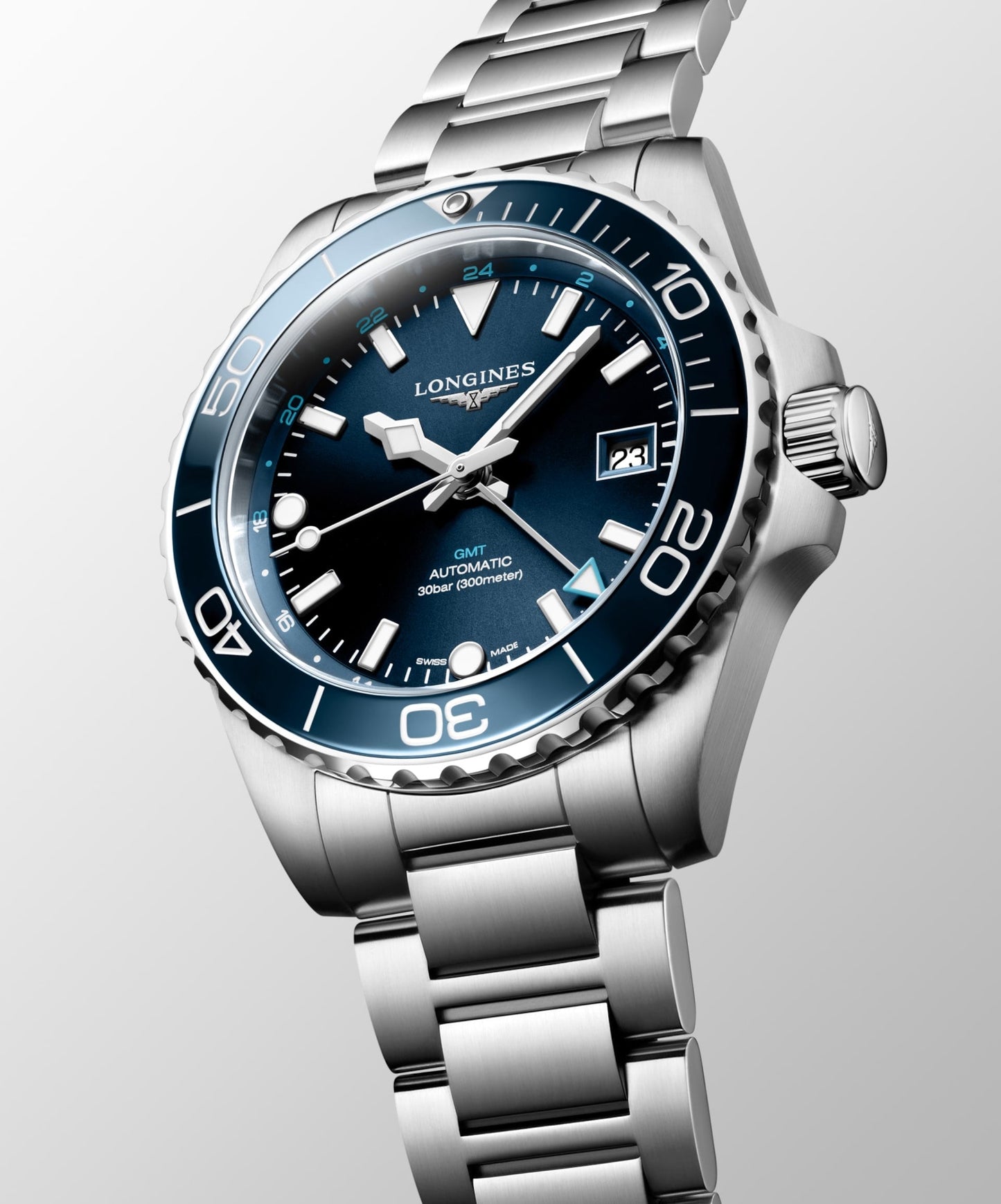 HYDROCONQUEST GMT 41 MM Blue*