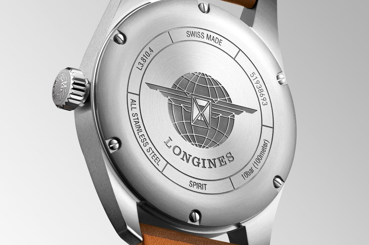 Spirit 40 mm Silver on Strap *