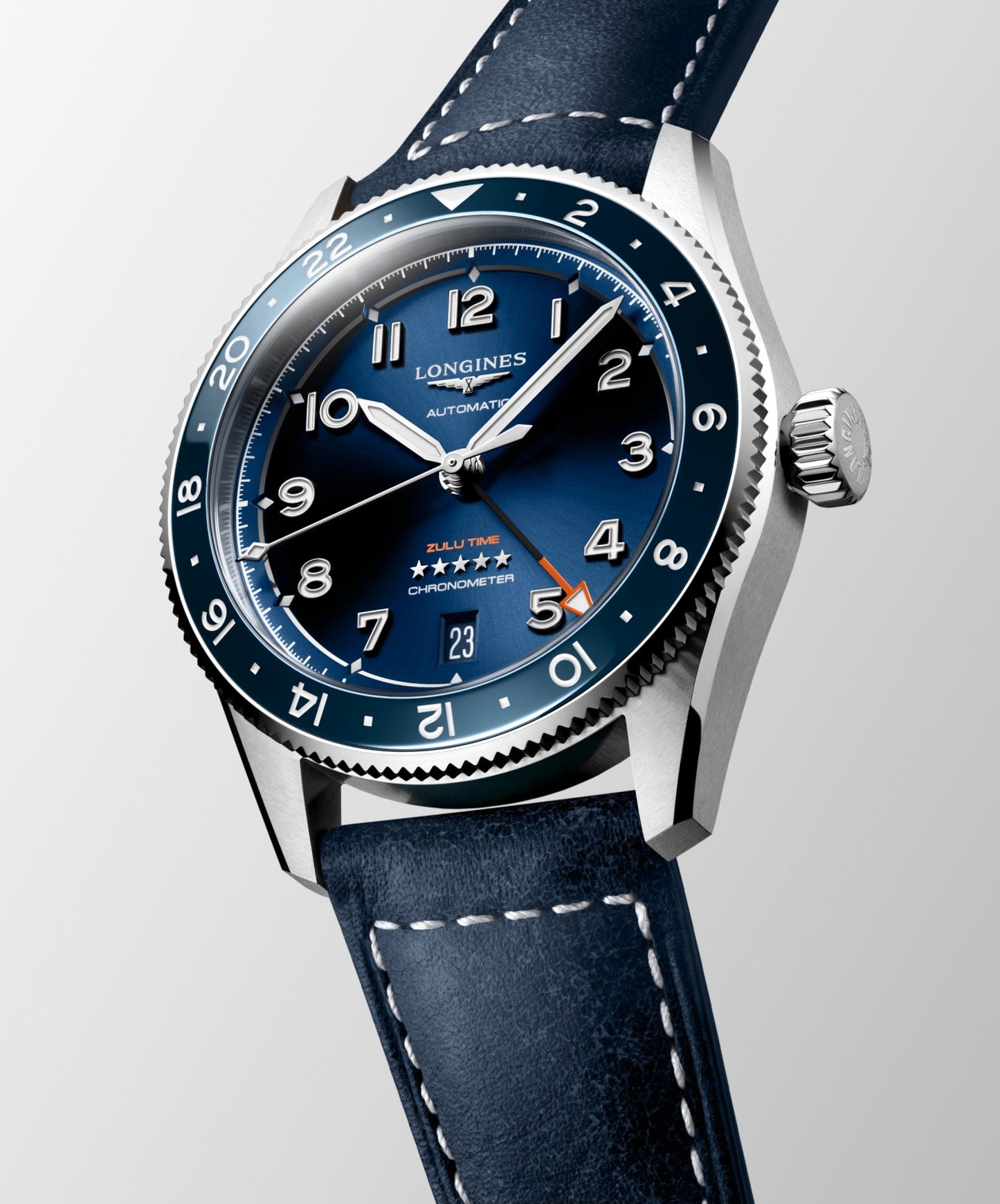 SPIRIT ZULU TIME 39 MM Blue on Strap*