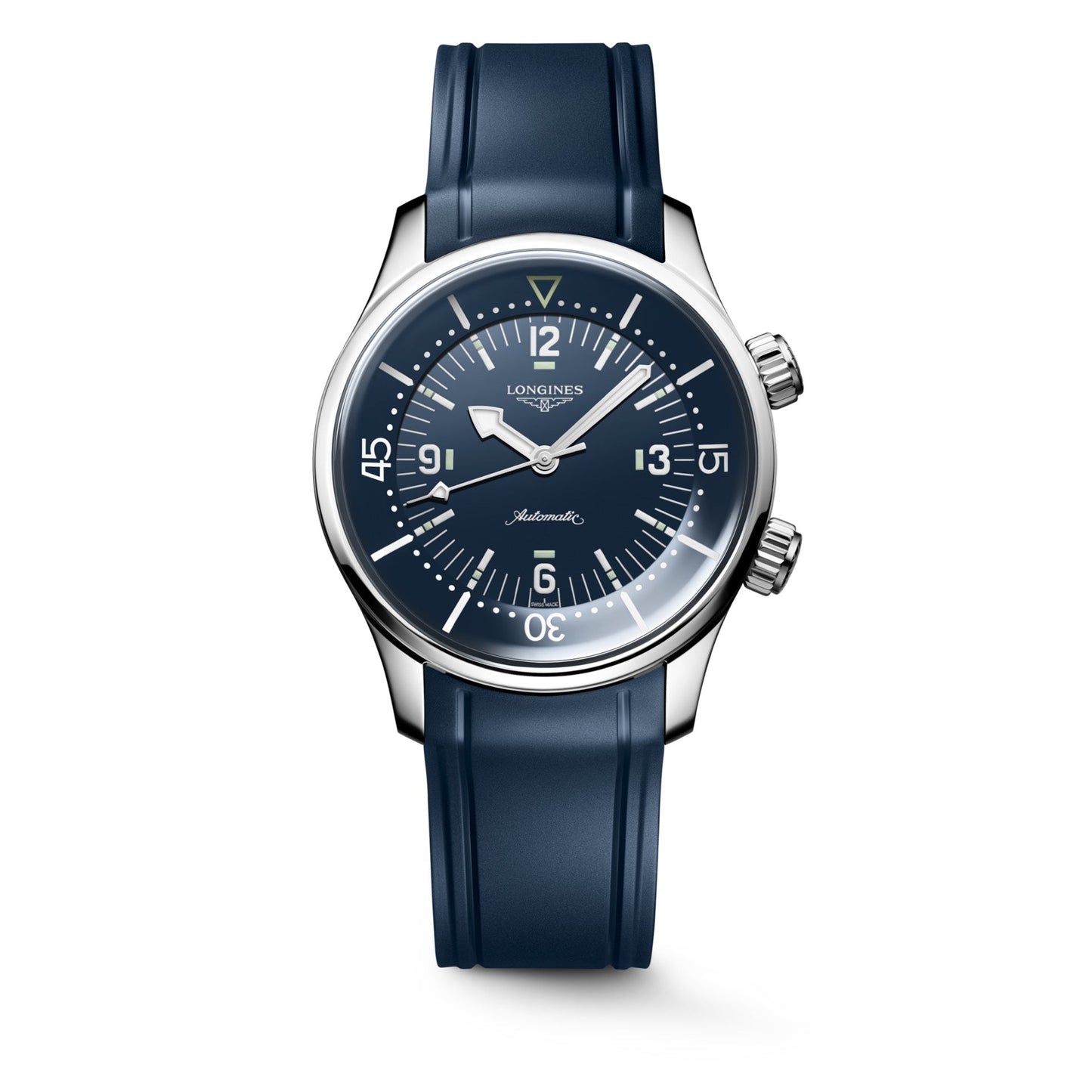 LEGEND DIVER 39 mm blue rubber strap
