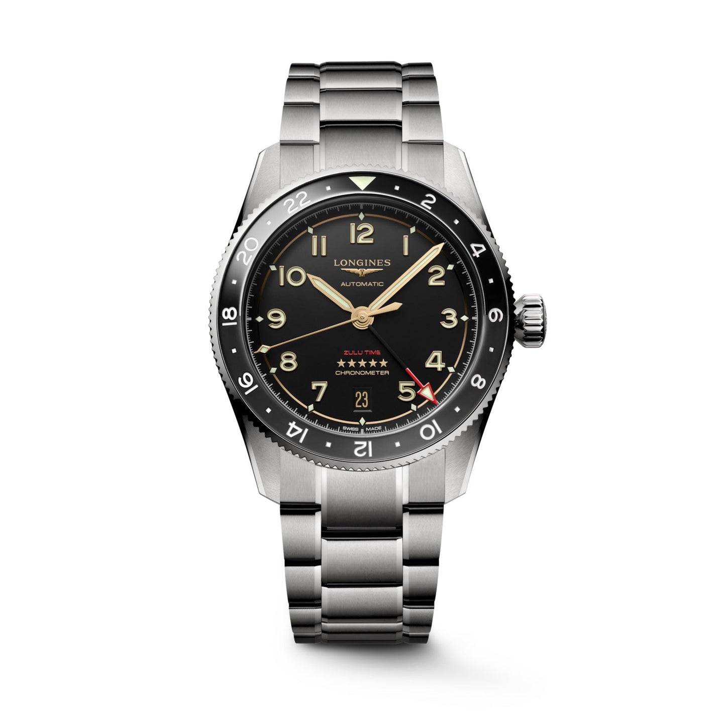 Spirit Zulu Time GMT 39 mm Titanium *