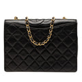 Chanel CC Matelassé Cuir d’agneau Rabat intégral Sac porté croisé