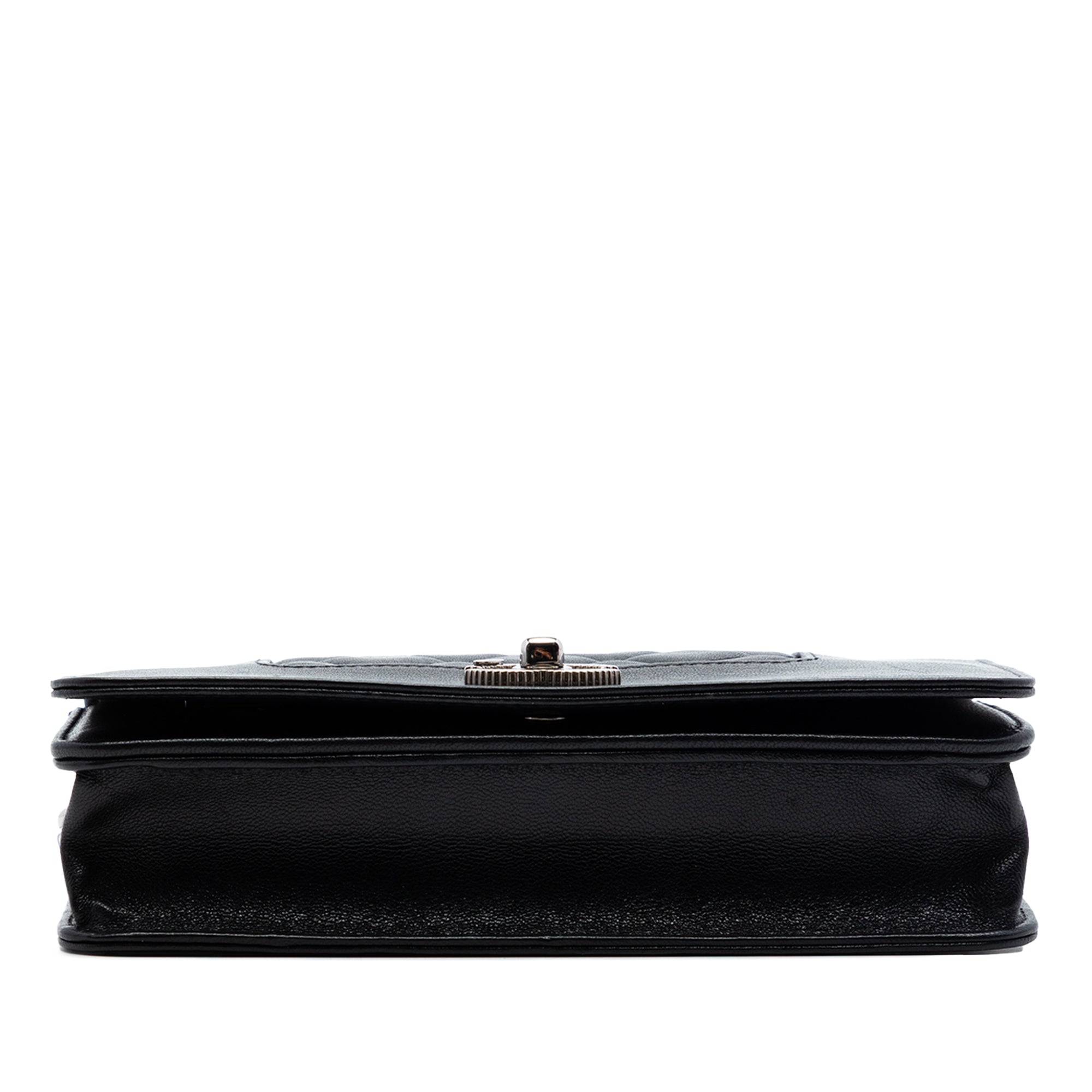 Chanel Matelassé Sheepskin Mademoiselle Wallet on Chain