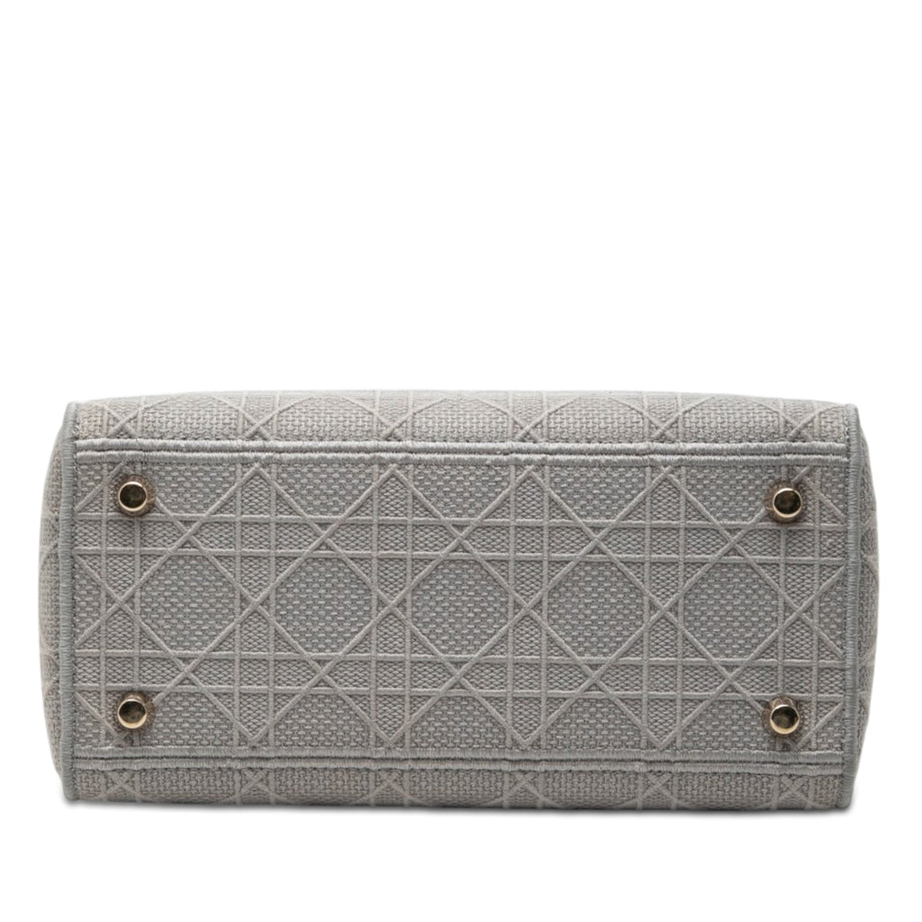 Dior Medium Toile Cannage Lady D Lite