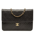 Chanel Medium CC Matelassé Cuir d’agneau Simple rabat
