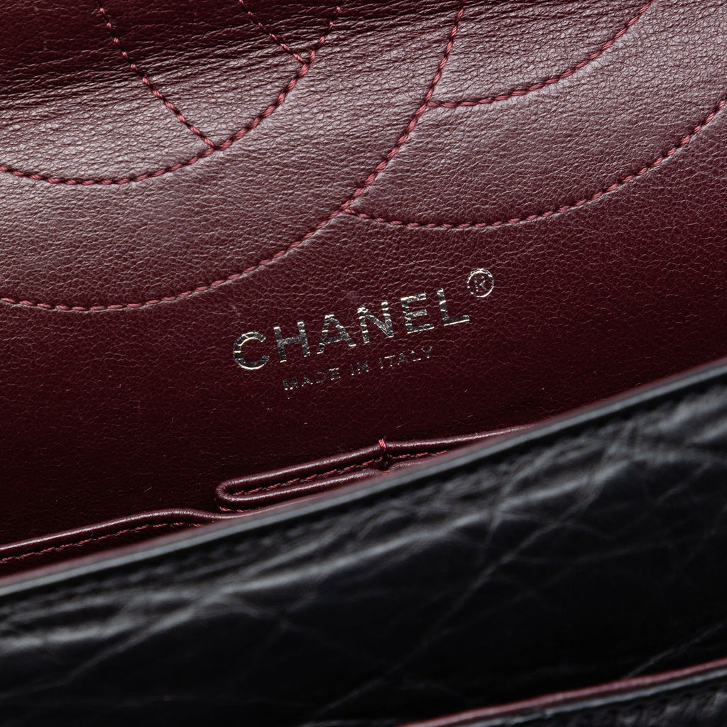 Chanel Matelassé vieilli Cuir de veau Reissue 2.55 Double rabat 227