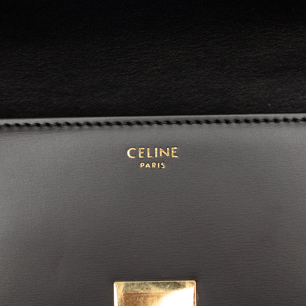 Celine brillant Cuir de veau Triomphe Claude Sac bandoulière