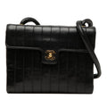 Chanel Small CC Vertical Matelassé Cuir d’agneau Simple rabat