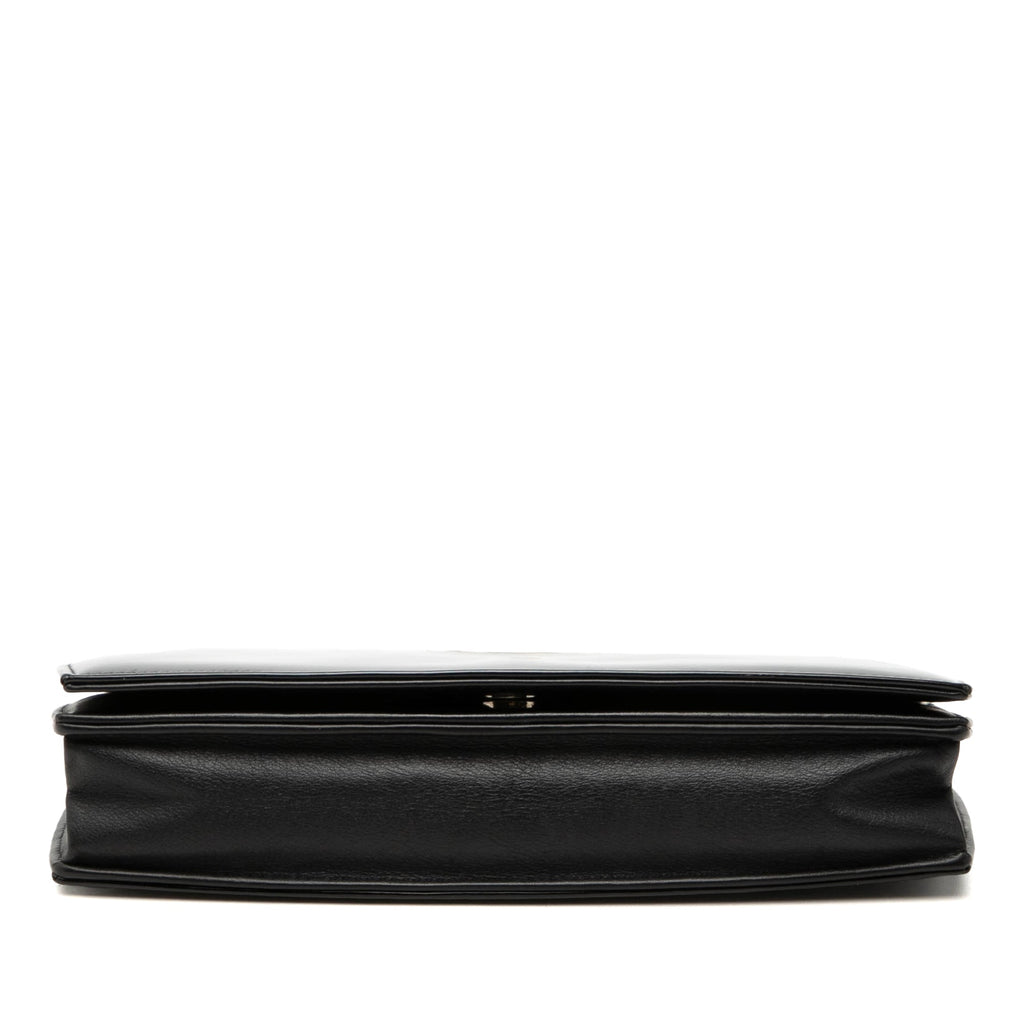 Chanel CC Cuir verni Compact Wallet on Chain