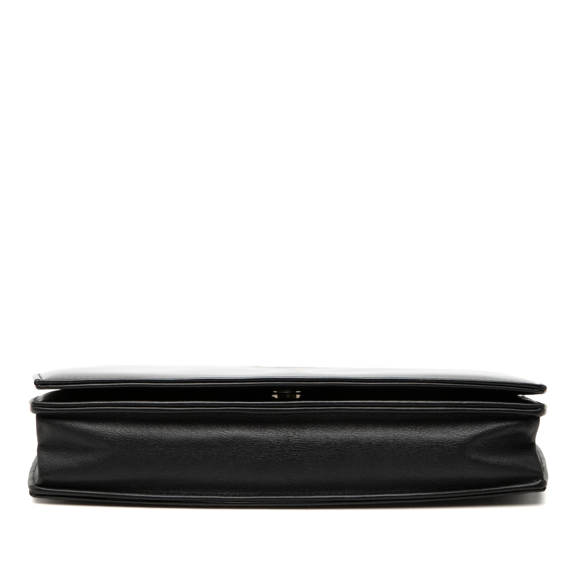 Chanel CC Cuir verni Compact Wallet on Chain