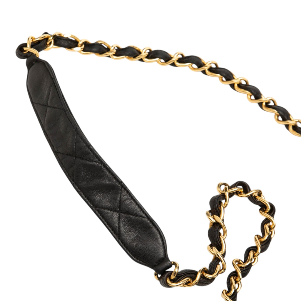 Chanel XL CC Matelassé Cuir d’agneau Square Simple rabat